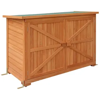 MCombo Gartenschrank 1280 1280 x 80 x 180 cm Braun