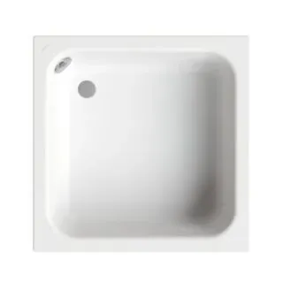 Bette Delta Duschwanne 90 x 90 x 28 cm Stahl Weiß (5910000)