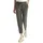 Mid Waist Hose im Casual Fit Khaki 52