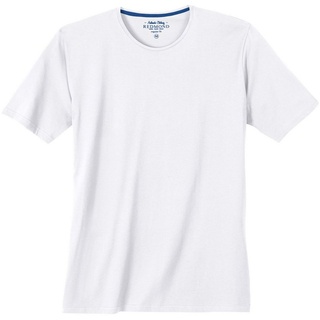 Redmond Rundhalsshirt Übergrößen Rundhals Basic T-Shirt weiß Redmond weiß 4XL