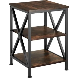 Tectake Nottingham Braun Holz 40,5 x 40,5 x 60,5 cm