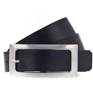 Vanzetti Damengürtel Leder 30 mm schwarz 105 cm