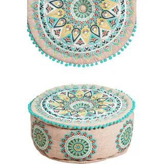 Pouf Sitzpouf Sitzkissen Bodenkissen Kissen puff Fusshocker Deko Orientalisch 50