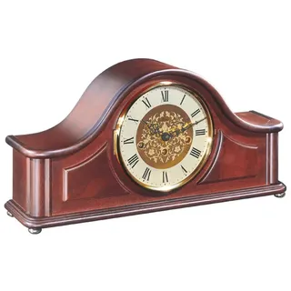 Hermle Tischuhr Kaminuhr Braun 4/4 Westminster - Hermle