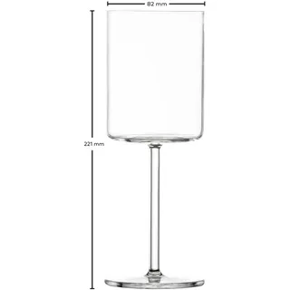 Schott Zwiesel MODO Rotweinglas 4 Stück Inhalt 440 ml