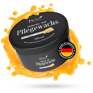 MUNROOMY Einbrennpaste & Pflegewunder - 300ml Paste Made in Germany – Natürliche Pflege von Gusseisen, Dutch Oven, usw. für langanhaltenden Schutz