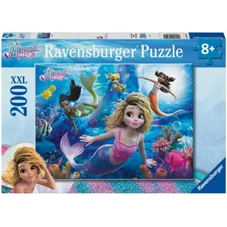 Ravensburger Kinderpuzzle 200 XXL Teile - Meerjungfrauen Magie