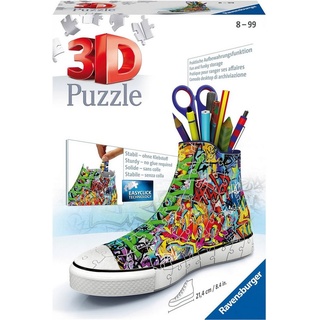 Ravensburger 3D-Puzzle Sneaker Graffiti Style, 108 Puzzleteile, Made in Europe, FSC® - schützt Wald - weltweit bunt