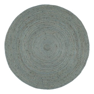 Teppich Handgefertigt Jute Rund 240 cm Olivgrün, furnicato, Runde grün