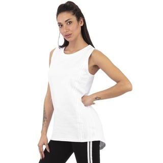 Get Fit Woman Tank Over - Top Fitness - Damen - White - S