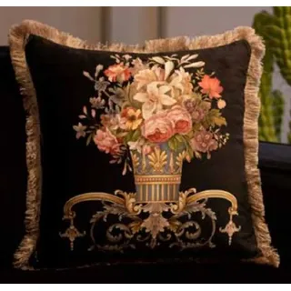 Casa Padrino Luxus Barock Kissen 45 x 45 cm Mehrfarbig