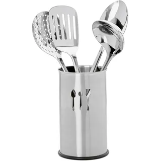 Relaxdays Küchenorganizer-Set Edelstahl 5-teilig
