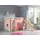90 x 200 cm inkl. Rollrost und Vorhang Kiefer massiv natur spring
