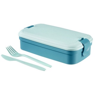 Curver Lunchbox, Schachtel Box mit Besteck Lunch & Go blau