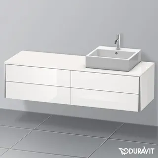 Duravit Waschtischunterschrank 4 Schubkästen 160 x 40 cm Weiß Hochglanz