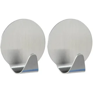 Wenko Handtuchhaken 2er Set Schwarz