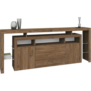 borchardt Möbel Rosario 220 x 88 x 35 cm Braun / Beige