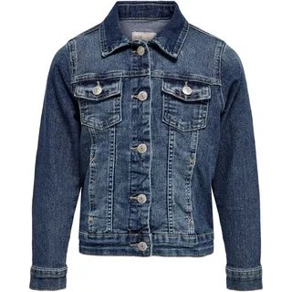 ONLY Damen Konsara Med Blue DNM Jacket Jeansjacke, Medium Blue Denim, 122 EU - 122