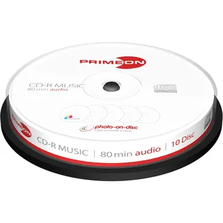 PrimeOn CD-R 700MB bedruckbar 10er Spindel