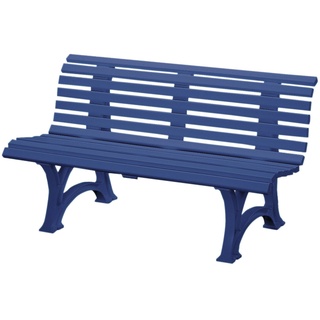 Blome Gartenbank Helgoland 3-Sitzer Länge 1500 mm blau