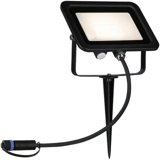 Paulmann Plug & Shine LED Gartenstrahler Fluter Aluminium 14,5 cm IP65 Schwarz