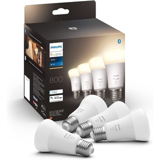 Philips Hue White E27 9W/827, 4er-Pack (929001821625)