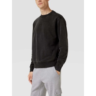 Sweatshirt mit Rundhalsausschnitt Modell 'WEFADE', Black, XXL