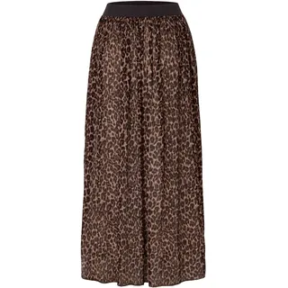 Tchibo - Bedruckter Plisseerock - Damen - Gr. M - beige/print