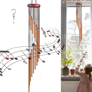 Windspiel Für Den Außenbereich, Aluminiumlegierungsrohr, Hängendes Metall-windspiel Für Hof Und Balkon