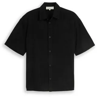 Tom Tailor Kurzarmhemd Schwarz S