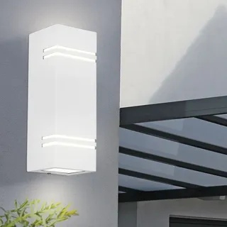V-Tac Außenstrahler Aluminium spritzwassergeschützt IP44 1x GU10 weiß