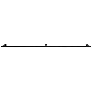 Natural Goods Berlin Wandgarderobe RECHTECK 220 x 30 cm Schwarz