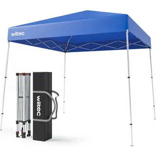 Wiltec Faltpavillon 2,5 x 2,5 m Blau