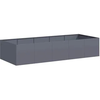vidaXL Pflanzgefäß 200 x 80 x 40 cm Anthrazit