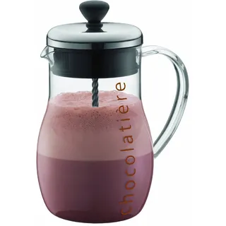 Bodum 10676-16 Schokoladenkanne 1.0 Liter Chocolatiere, Schwarzem