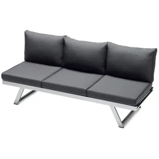 Sieger Loungeliege   , grau , Maße (cm): B: 80 H: 89