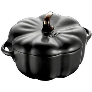 Staub Kürbis Cocotte Bräter Ceramic Keramik 14,5 cm 5 3/5 "schwarz Schüssel