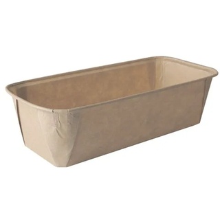 25 Backformen eckig braun 1033 ml - Ø 24,6 cm braun, Papstar