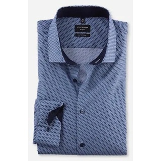 OLYMP Langarmhemd No 6 six super slim blau 40