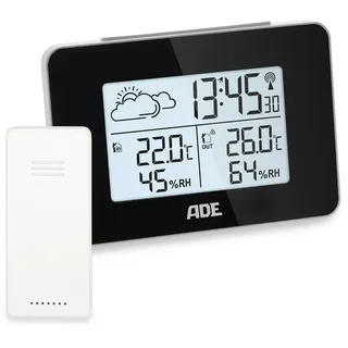 ADE Digitale Wetterstation Funk schwarz WS2136