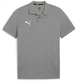 Puma teamGOAL Casuals Poloshirt Herren 33 medium gray heather/white M