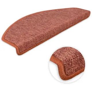 Metzker® Stufenmatte Ariston, halbrund, Höhe: 5 mm, 15 Stück im Set - Terra rot