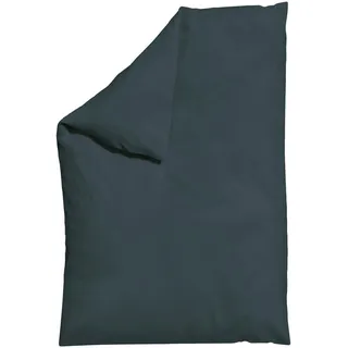 schlafgut Woven Satin Uni Grau 135 x 200 cm + 80 x 80 cm