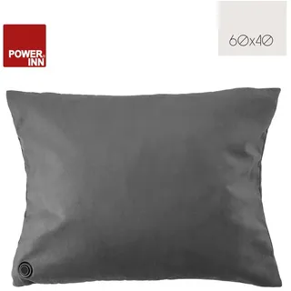 POWER INN Heizkissen Wärmekissen 40 x 60 cm grau, Heizkissen mit Akku grau 40 cm x 60 cm