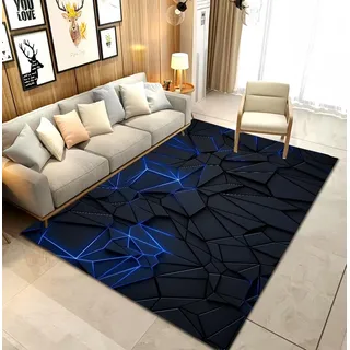 Gaming Teppich Jugendzimmer Jungen,Cool Vision 3D-Druck Kinderteppich,Rutschfester,Waschbarer Teppich für Gaming Zimmer Deko für Jugendzimmer, Kinderzimmer, Gaming-Stuhl-Fußmatten,140x200 cm,Color2
