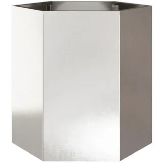 vidaXL Sechseckig 46 x 40 x 45 cm Weiß