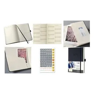 sigel Buchkalender Conceptum 2024, ca. DIN A6, schwarz Tageskalender, 108 x 151 mm, 1 Tag / 1 Seite, 400 Seiten - 1 Stück (C2411)