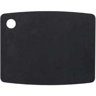 TopGourmet Schneidebrett Kitchen Schwarz, 29cm x 23cm x 0,6 cm