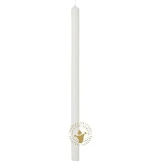 Jaspers Kerzen Vigilkerzen elfenbein 220 x 9 mm, 40 Stück