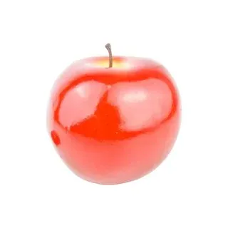 Deko-Apfel rot Kunststoff D: ca. 6,5 cm - Rot